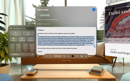 Apple Vision Pro Gets Apple Intelligence Capabilities and New Features With visionOS 2.4 Update