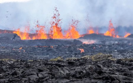Lava Breaches Grindavík's Defences as Volcanic Fissure Erupts in Iceland