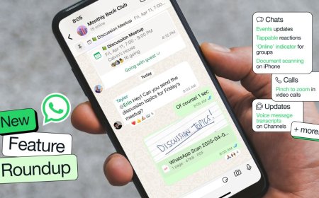 WhatsApp Rolls Out Tappable Reactions, Video Notes for Channels and Other Features for Android, iOS