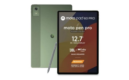 Moto Pad 60 Pro With 12.7-Inch LCD Screen, Quad JBL Speakers Launched in India: Price, Features