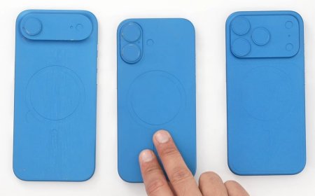 iPhone 17 Air Slimness Revealed in Purported iPhone 17 Series Hands-On Video With Dummy Units