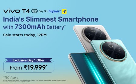 Slim Outside. Power Inside. vivo launches T4 5G with India’s biggest 7300mAh Battery