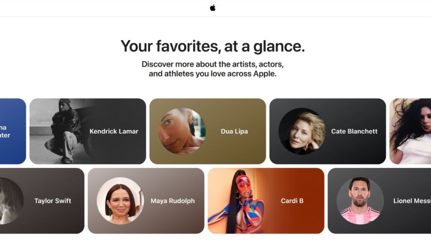 Apple Launches Snapshot Page to Help Users Discover More About Their Favourite Artists and Athletes