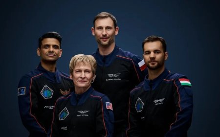 Axiom’s Ax-4 Private Space Mission to ISS Cleared for June 8 Launch via SpaceX