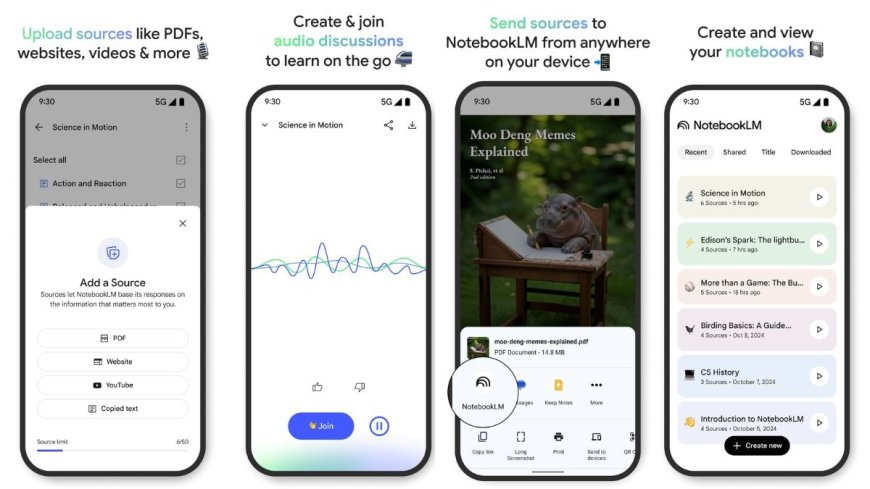 Google's NotebookLM Android, iOS Apps Listed on App Stores Ahead of Launch at Google I/O 2025
