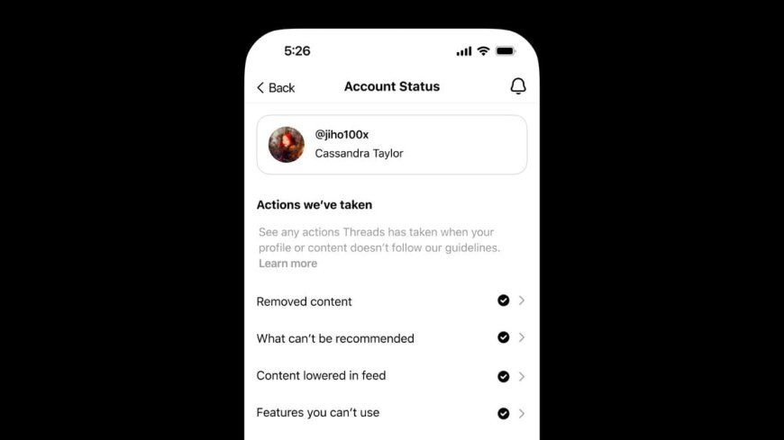 Threads Rolls Out Instagram-Like Account Status Feature for More Transparency