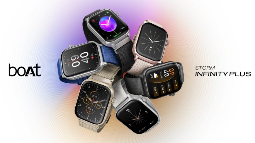 Boat Storm Infinity Plus Smartwatch With Up to 20 Days Battery Launched in India: Price, Specifications