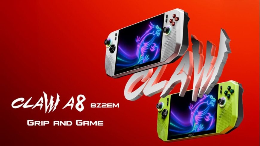 MSI Claw 8 With AMD Ryzen Z2 Extreme Processor Announced Alongside Claw 8 AI+ Polar Tempest Edition