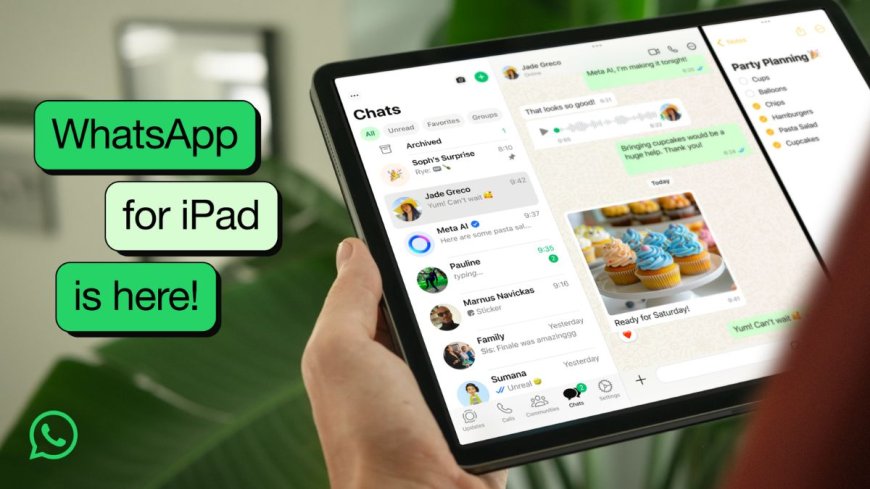 WhatsApp for iPad With Support for Stage Manager and Other Multitasking Features Released
