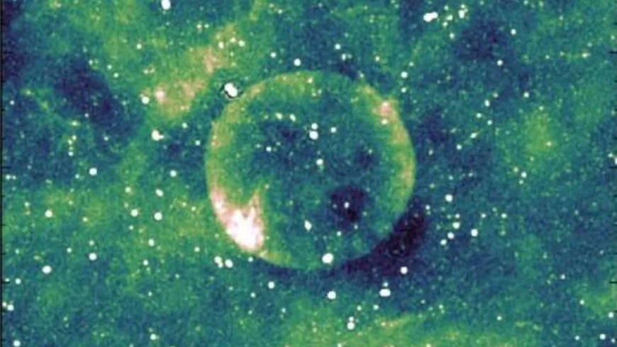 Astronomers Spot Nearly Perfect Supernova Remnant of Unknown Size and Distance