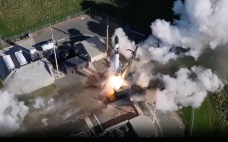 Rocket Lab Launches Private Earth-Observing Satellite Toward Orbit for BlackSky