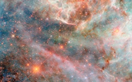 Hubble Unveils Galactic ‘Cotton Candy’ in the Large Magellanic Cloud