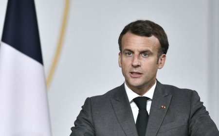 French President Emmanuel Macron to Push for Ban on Social Media for Under-15s After School Stabbing