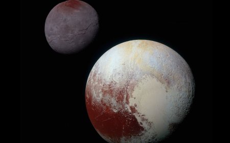 JWST Reveals Pluto’s Haze Cools Atmosphere, Paints Charon’s Poles Red