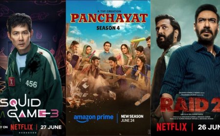 OTT Releases of the Week (June 23 - June 29): Squid Game Season 3, Raid 2, Panchayat 4, and More