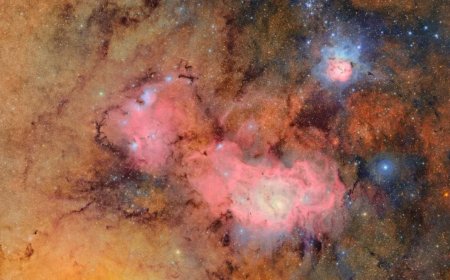 Rubin Observatory Captures Distant Nebulae From Chilean Mountaintop