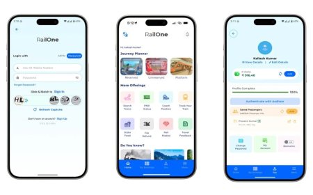 Indian Railways Launches RailOne App as a Unified Platform for Ticket Booking and Other Services