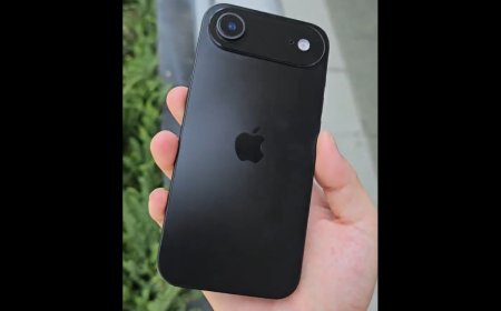 iPhone 17 Air Dummy Unit Surfaces in Hands-on Video, Showcasing Thin Design
