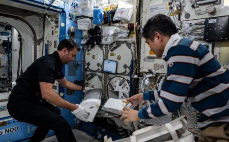 Axiom 4 Mission Crew Settles Down at ISS, Begins Conducting Biomedical Research