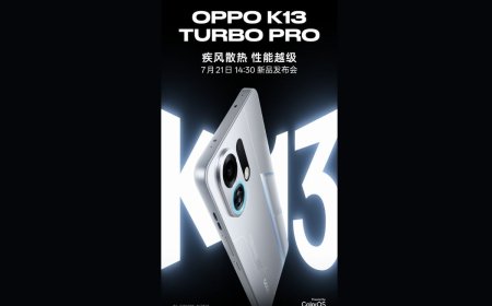 Oppo K13 Turbo, K13 Turbo Pro Design, Colour Options Revealed Ahead of July 21 Launch