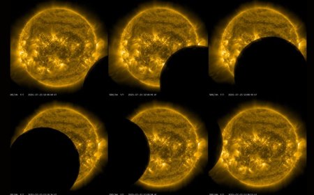 NASA’s Solar Observatory Sees Two Eclipses in One Day