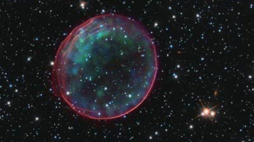 Astronomers Discover a Gigantic Supernova Remnant in the Large Magellanic Cloud