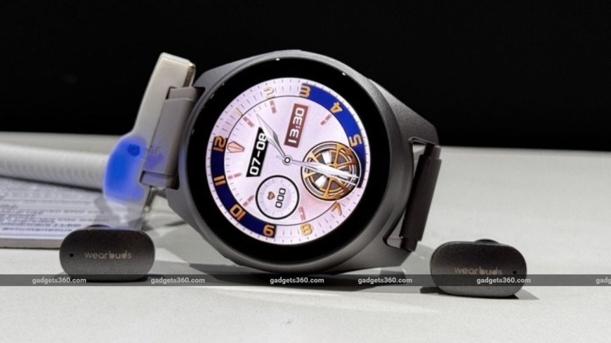 AiQ Wearbuds Smartwatch With Built-In TWS Earbuds, Blood Pressure Monitoring Launched in India