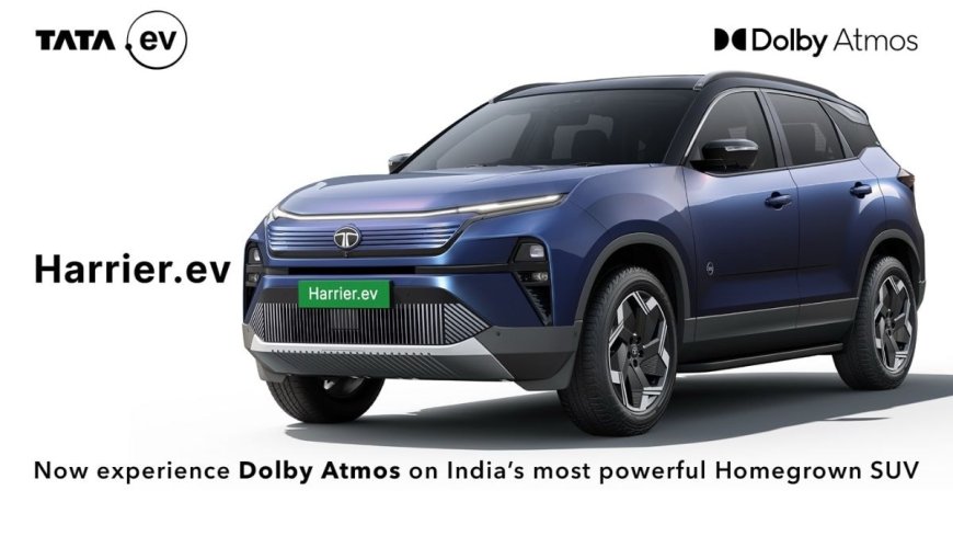 Tata Motors Brings Dolby Atmos to Harrier.ev Powered by Harman JBL Black Audio System