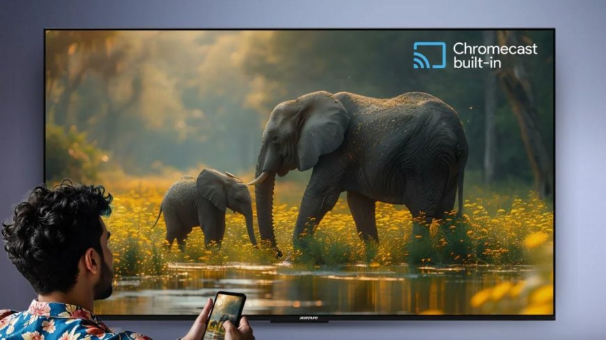 Acerpure Advance G Series TVs Launched in India With 120Hz QLED Screen and Dolby Atmos Audio
