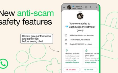 WhatsApp Rolls Out Safety Overview Which Lets You Review Group Information for Protection Against Scams