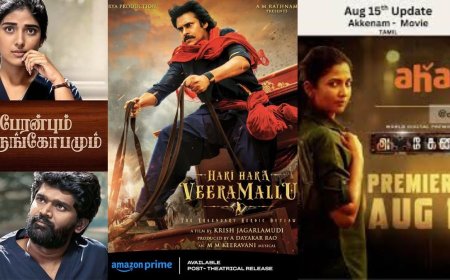 Top Tamil OTT Releases This Month (August 2025): Peranbum Perungobamum, Thalaivan Thalaivii, Akkenam, and More
