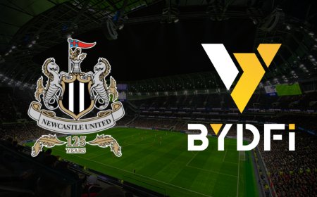 BYDFi Signs Multi-Year Crypto Partnership With Newcastle United