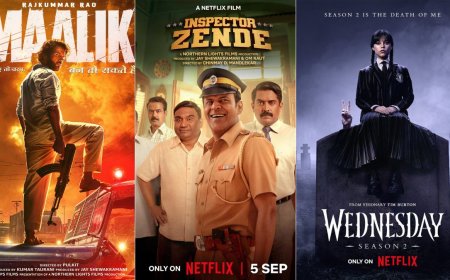 Upcoming OTT Releases in September 2025: Inspector Zende, Maalik, Wednesday Season 2 Part 2, and More