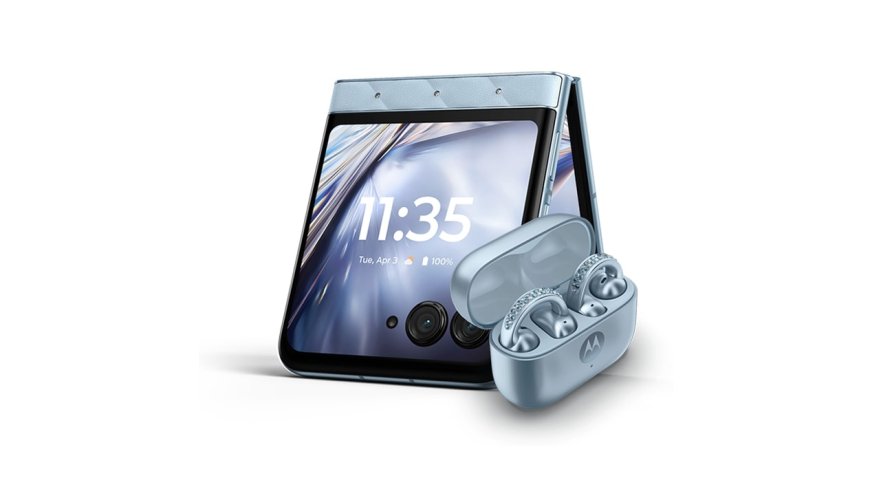 Motorola Razr 60, Moto Buds Loop Now Available in Swarovski Crystal-Studded 'Brilliant Collection'