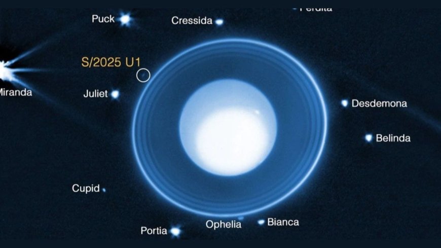 James Webb Telescope Discovers Tiny New Moon Orbiting Uranus