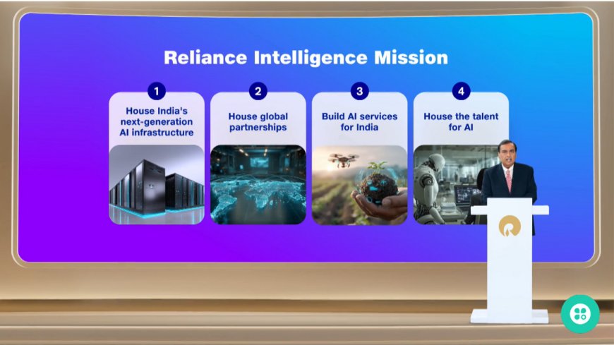 RIL 48th AGM 2025: Reliance Intelligence Subsidiary Announced, Company to Build Build AI-Ready Data Centres