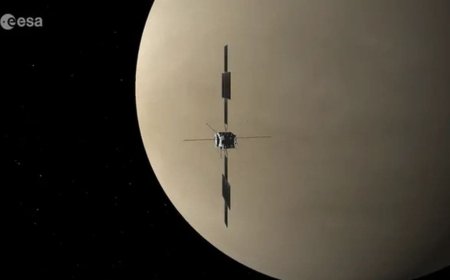 ESA’s JUICE Probe Uses Venus Flyby to Stay on Track for Jupiter’s Icy Moons