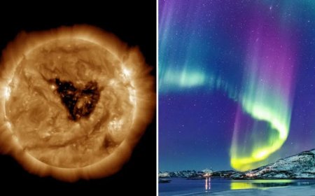 Butterfly-Shaped Hole in the Sun Could Spark Solar Storms Worldwide This Weekend