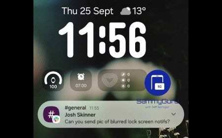 Samsung's One UI 8.5 Update Reportedly Includes New Clock Styles, Blurred Effect for Lock Screen Notifications