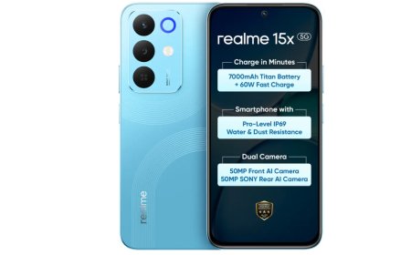 Realme 15x 5G Launched in India With 7,000mAh Battery, 50-Megapixel Cameras: Price, Specifications