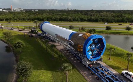 Blue Origin Prepares New Glenn Rocket for NASA’s ESCAPADE Mars Mission