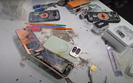 Google Pixel 10 Pro Fold Explodes During YouTuber's Durability Test