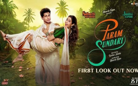 Param Sundari Starring Sidharth Malhotra and Janhvi Kapoor Now Available on Prime Video