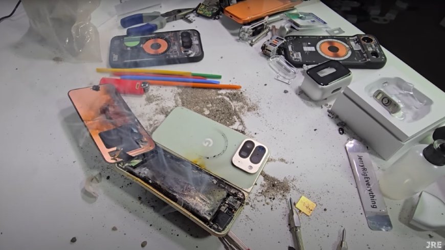 Google Pixel 10 Pro Fold Explodes During YouTuber's Durability Test