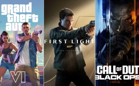 Top 5 Upcoming Games to Watch Out For: Call of Duty Black Ops 7, GTA VI, 007 First Light, and More