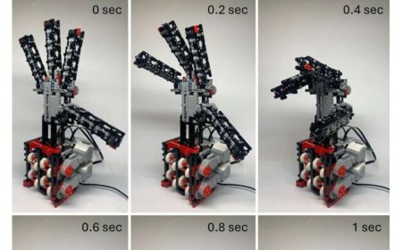 16-Year-Old Student Creates Lifelike Robotic Hand Using LEGO Parts