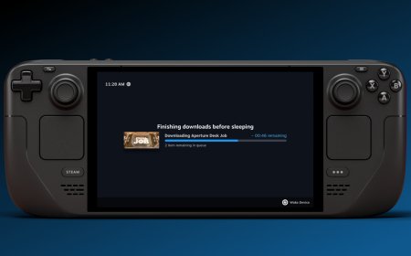 Steam Deck Gets a Display-Off Low-Power Mode for Downloads Three Years After Launch