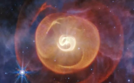 Webb’s Stunning View of Apep Shows a Rare Triple-Star System Wrapped in Spirals