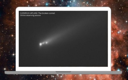 Comet C/2025 K1 (ATLAS) Breaks Into Three Pieces Following Close Approach to the Sun