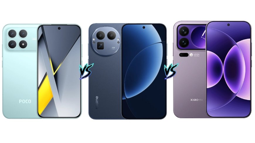 Poco F8 Pro Vs Realme GT 8 Pro Vs Xiaomi 17 Pro: Prices, Specifications Compared